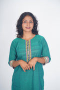 Kaveri Teal Chettinad Cotton