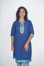 Midnight Monsoon Cettinad Cotton Kurti